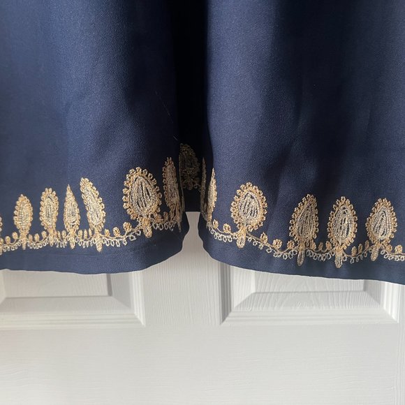 Hand Made Moroccan Gold Threaded Kaftan Robe! New! - Picture 6 of 7